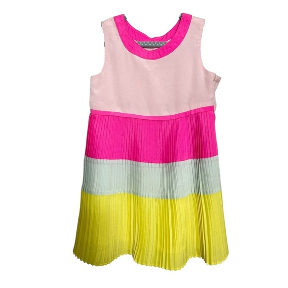 Ted Baker Pleated Colorful Dress - Picture 1 of 7